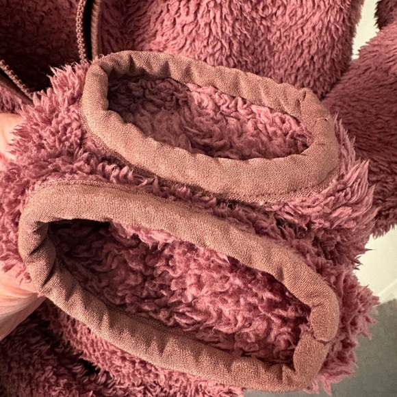 Patagonia Mauve Pink Los Gatos Hooded Fleece Pullover - Picture 5 of 7